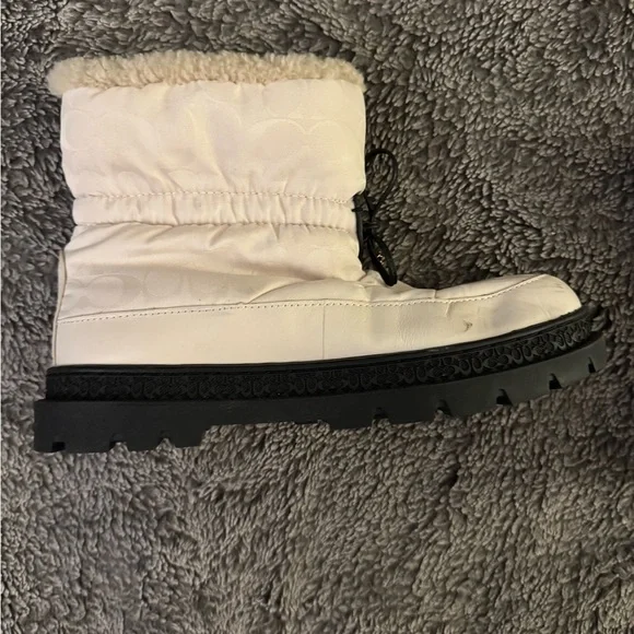 COACH Women’s Kailee Nylon Winter Boots - Picture 12 of 16